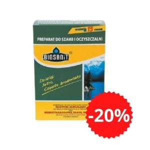 Biosanit saszetki 5x30g – Bakterie do Szamba Oczyszczalni
