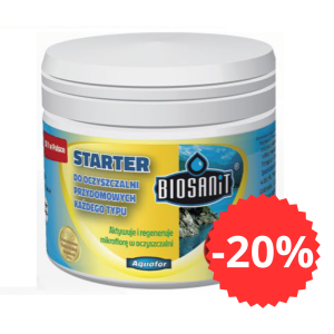 Starter do szamb i oczyszczalni 200g Atest PZH