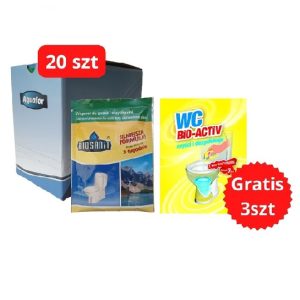 Biosanit saszetki 20x30g Bakterie do Szamba Oczyszczalni + 3 gratis